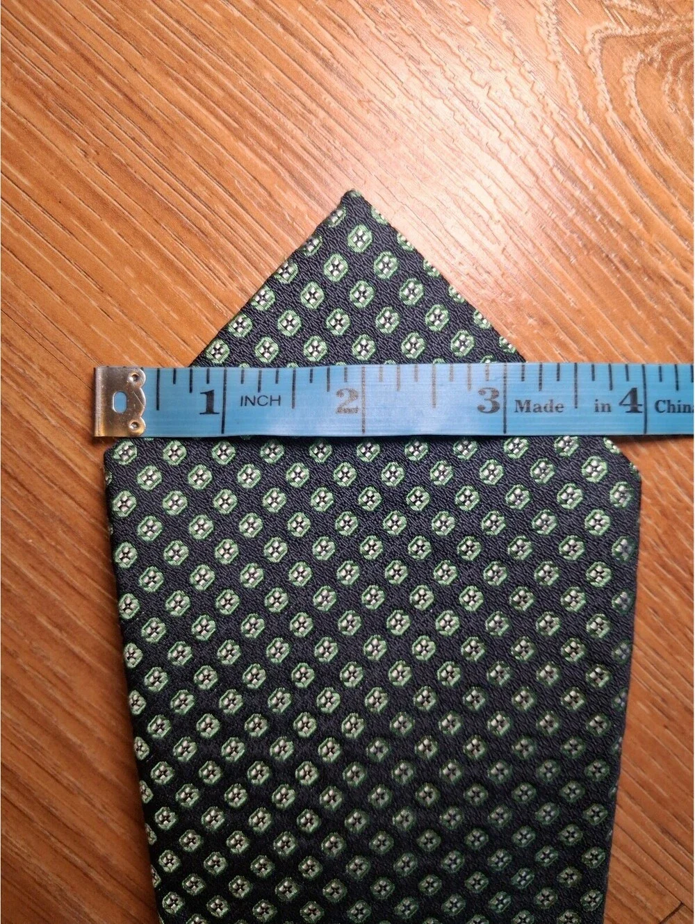 J Crew Silk Tie Navy Multicolor Floral Wide Handmade in USA